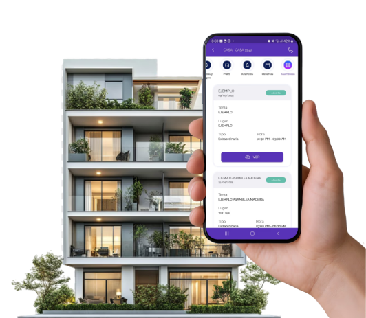 Administrador usando la app CODI